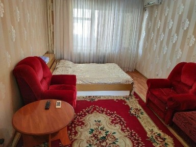 Аренда квартиры, посуточно. 1-комнатная квартира, 5-й мкр 21-й дом.
