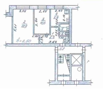 Продам 2-х комнатную квартиру