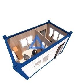 Контейнер охранная с проходной