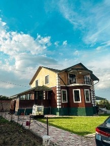 Коттедж с бассейном (баня+караоке+теннис}