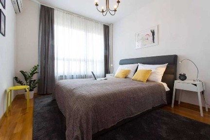 Двухкомнатная квартира с евроремонтом возле Меги в ЖК