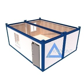 Модульное здание из двух блоков