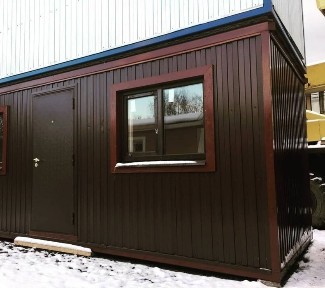 Прорабская Жилой контейнер Утепленный контейнер Бытовка Павильон Бутик