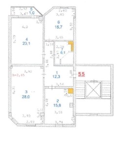 Квартира 3-х комнатная