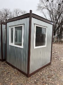 Охранная будка, пост охраны 2,0х2,0 м