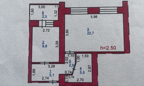 Продается либо Обмен однокомнатная квартира