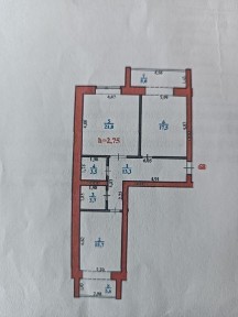 Продам 2х комнатную кв