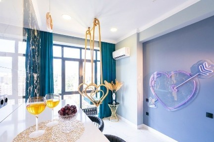 Новая люкс квартира возле Меги с видом на горы