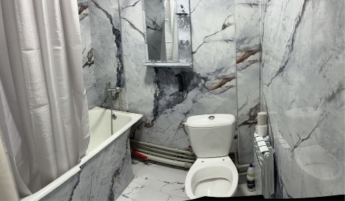 Центр, рядом с Шымкент плаза, 1 ком со всеми удобствами, новый ремонт, тих