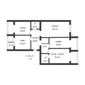 3к. район АКТОБЕ ТАУРС с мебелью, ремонт по дизайн - проекту