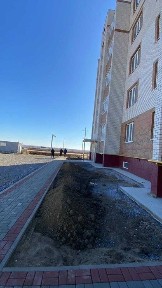 Продается 1 комнатная квартира в мкр. Алтын Орда в черновом варианте