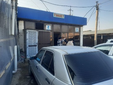 Жетісаи қаласы умбетаев базары туалет