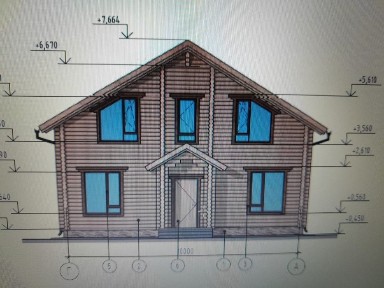 Продам сруб, дом 10×13