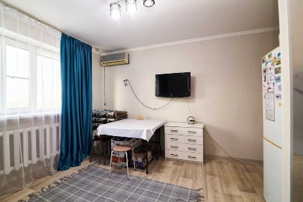 1 комнатная квартира (студия), район Алматы.