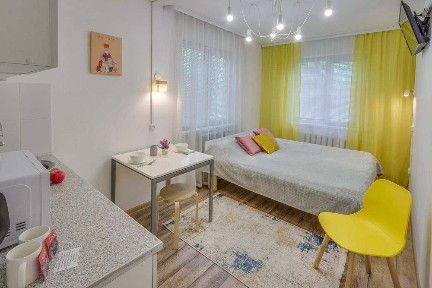 YourHouse квартира студия рядом Гранд Парк, Нархоз, Фэмили Парк