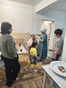 3х квартира район Береке, возможно командировочным.