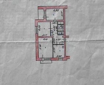 3х, 93м2, ЦЕНТР. РЫНОК, 1976г. п. кирпич, 2 лоджии, мебель, техника, рем