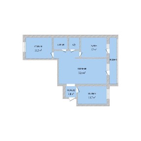 Продажа 3-комнатной квартиры, Северо-Западный 48