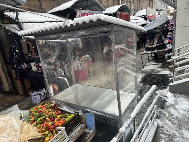 Киоска бутка для уличный еды