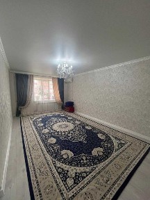 Нурсити ауданынан 3 бөлмелі пәтер. Еурожөндеу жасалған