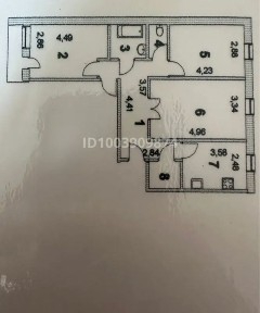 3 комнатная квартира