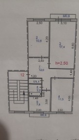3х ком квартиру на Машхур Жусупа 77