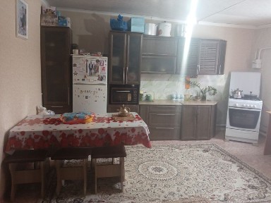 Акшат ауылы 3 үйдің ортасындағы үй сатылады. забормен қоршалган