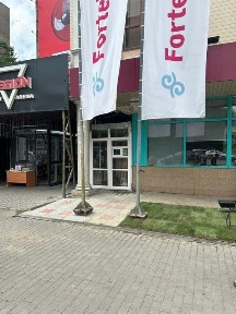 Витражный повилион на супер дислокации