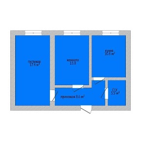 Продам 2 х комнатную квартиру