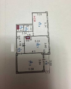 2х, КШТ, 73м2, 8/9 этаж, 2017г. п. ЕВРОРЕМОНТ, можно в ипотеку