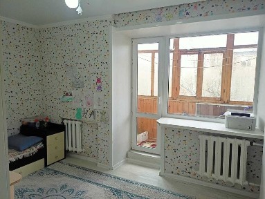 Продам светлую 3-ком. кв. Восток блок, 1973г. 4этаж/5, 43,5кв. м.