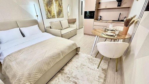 Квартира посуточно, однокомнатная, район Хан Шатыр, левый берег