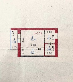1 комнатная квартира