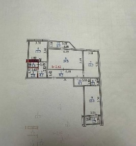 3х, Драм Театр, 95м2, Базовая, 4/6, 3 ЭТАЖ, 2 лоджии, ремонт, 45,9млн