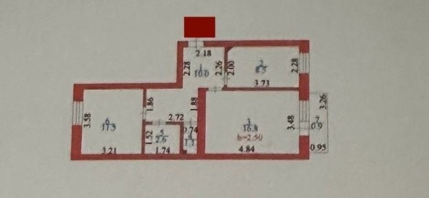 2-х комнатная квартира Сембинова (Байконыр) Жанибек ГР7