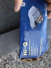 Колодки тормозные передние корейские