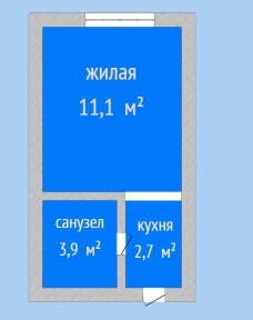 Продам комнату со своим санузлом
