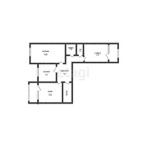 Продаётся уютная 3-комнатная квартира в 9 микрорайоне маг-н Аврора