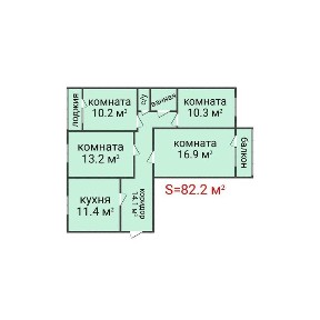 Продажа 4-комнатной квартиры Тобыл