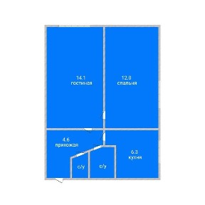 Продажа 2-комнатной квартиры