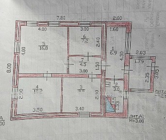 7ком ДОМ, 9 сот, ГАРАЖ, 130м2, БАНЯ, 2 этажа, Семипалатинская 29