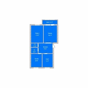 3х комнатная квартира КСК