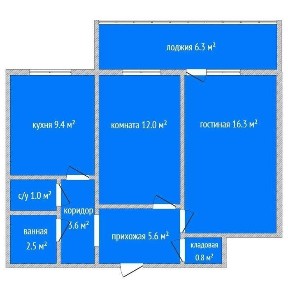 Продам двухкомнатную квартиру в 8 микр (Солнечный)