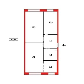 **Продам 3х-студию в 7мкр, р-н Аяна
