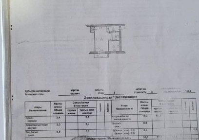Продается однокомнатная квартира район Уют