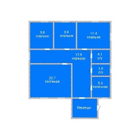 Продажа 3х комнатного дома в г. ТОБЫЛ