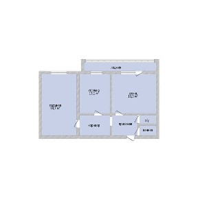 Продажа 2-комнатной, назарбаева 197, 64,4м2, 1\9, бк строй