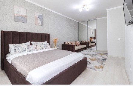 ПОСУТОЧНО ПОЧАСАМ НА НОЧЬ в Алматы квартира 1-2ком ЖК Эверест Сайран