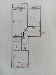 Продам квартиру 2-х комнатную р-н Пединституа