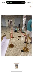 Аренда стоек ограждения с канатом, парфлексы